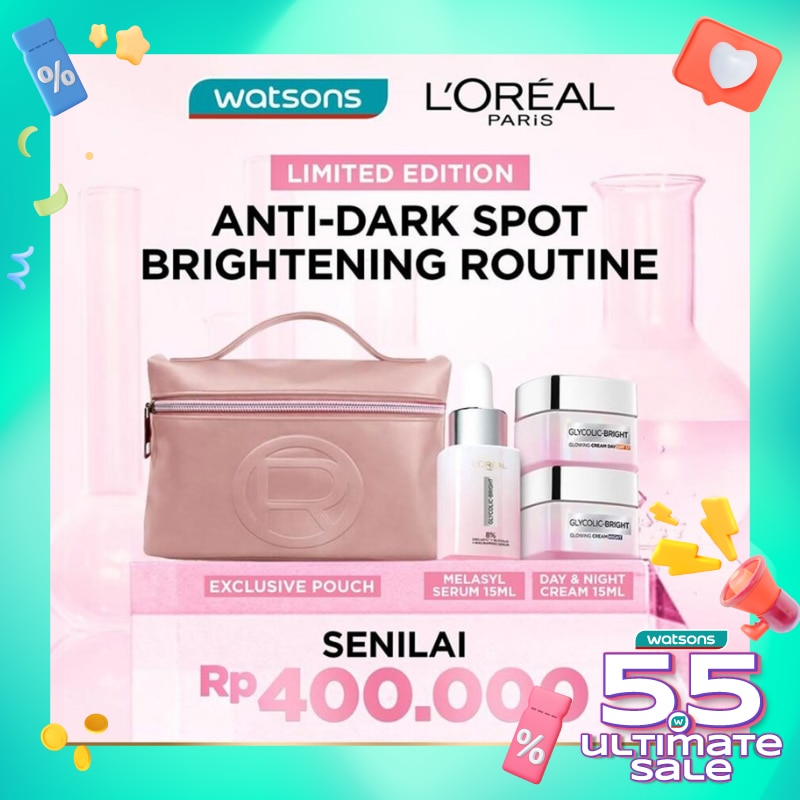 L'Oreal Paris Glycolic-Bright Anti-Dark Spot Routine