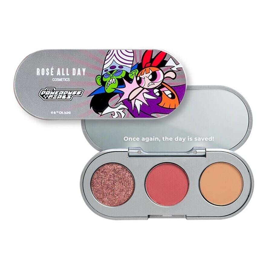 Rosé All Day The Powerpuff Girls Eyeshadow Palette The Mastermind 4.5g