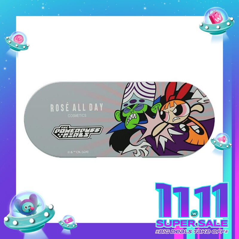 Rosé All Day The Powerpuff Girls Eyeshadow Palette The Mastermind 4.5g