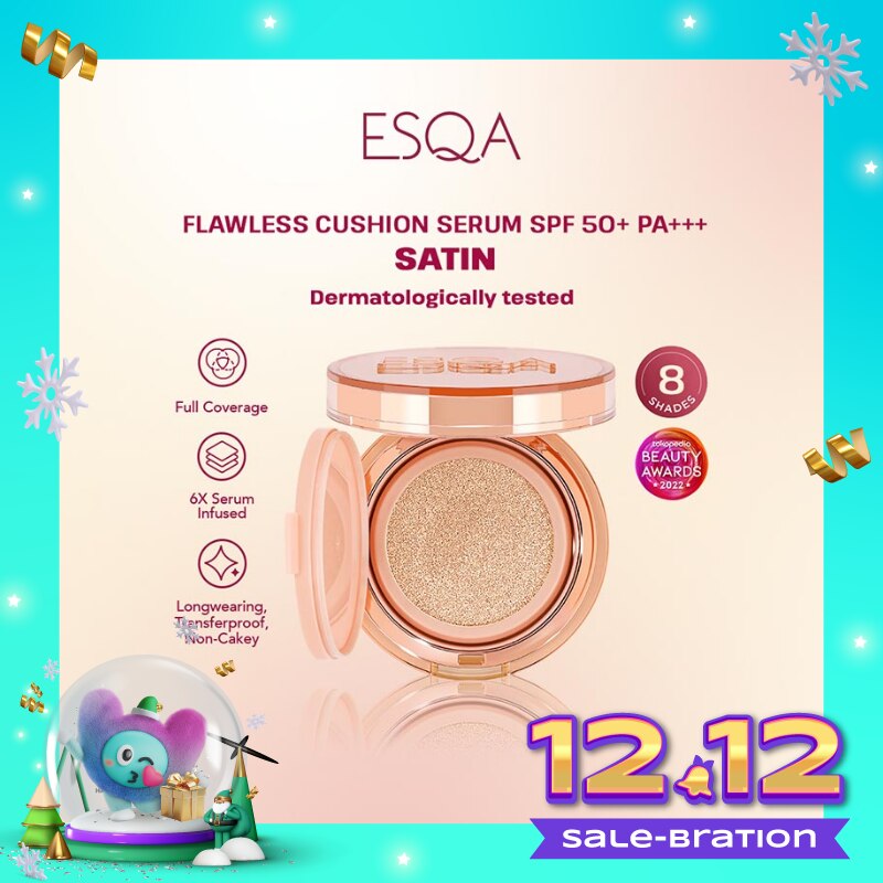 ESQA Esqa Flawless Cushion Serum SPF 50+ PA+++ Satin Milkshake 15g
