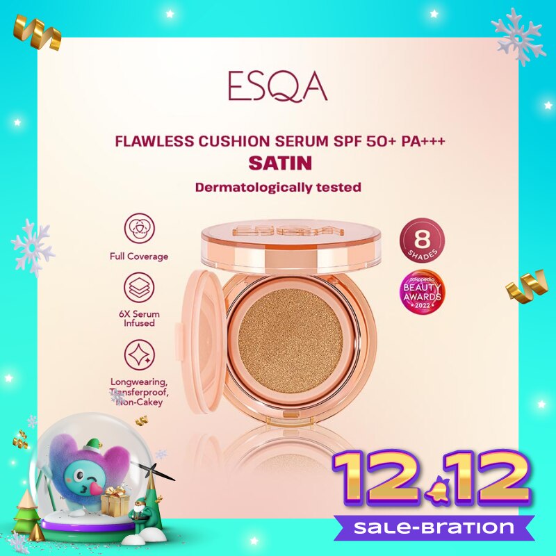 ESQA Esqa Flawless Cushion Serum SPF 50+ PA+++ Satin Truffle 15g