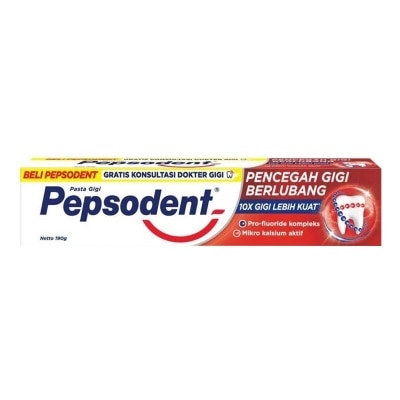 Pepsodent Pencegah Gigi Berlubang - Pasta Gigi Pepsodent 190g