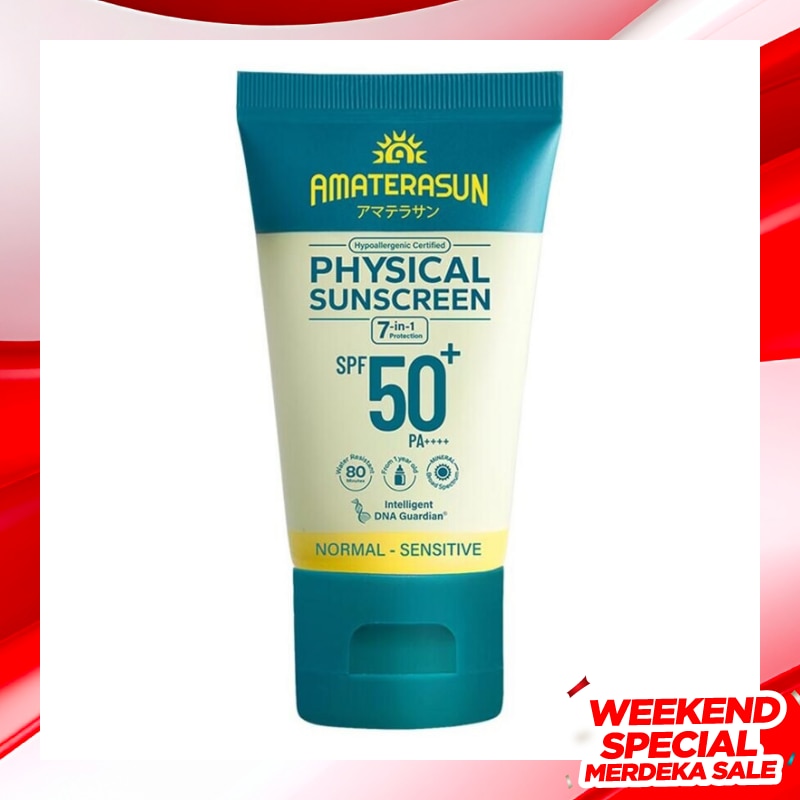 Amaterasun Physical Sunscreen SPF 50+ PA++++ 30g