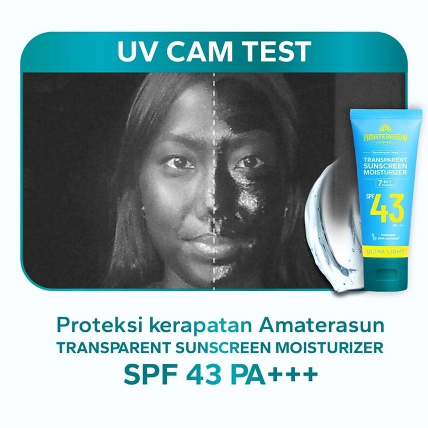 Amaterasun Transparent Sunscreen Moisturizer SPF 43 PA+++ 50g