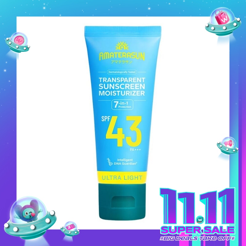 Amaterasun Transparent Sunscreen Moisturizer SPF 43 PA+++ 50g