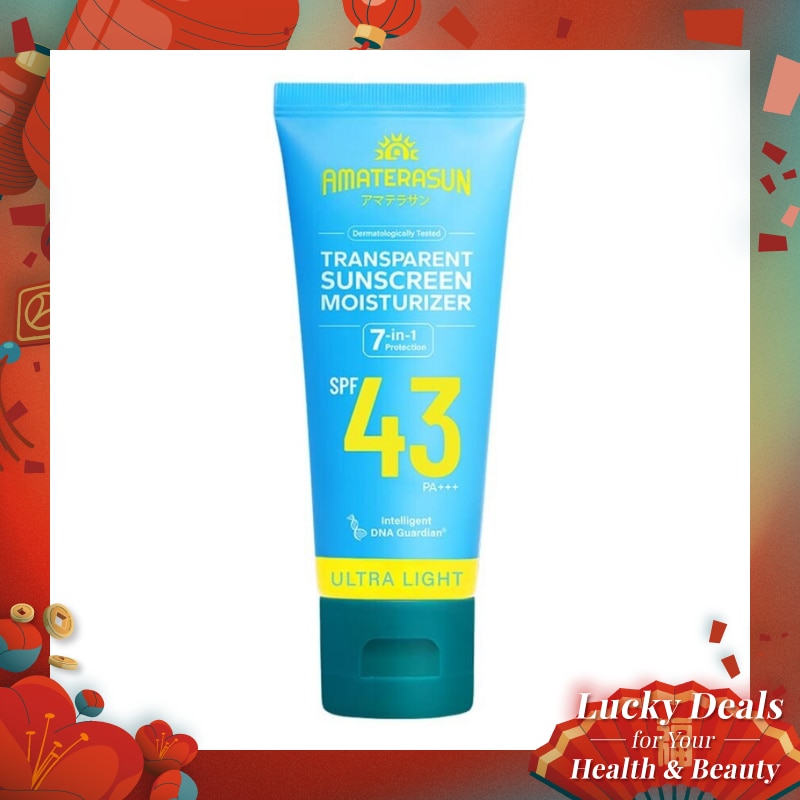 Amaterasun Transparent Sunscreen Moisturizer SPF 43 PA+++ 50g