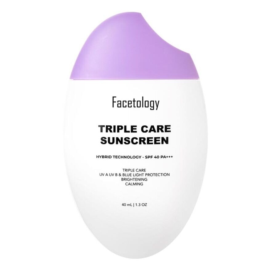 Facetology Triple Care Sunscreen SPF 40 PA+++ 40ml