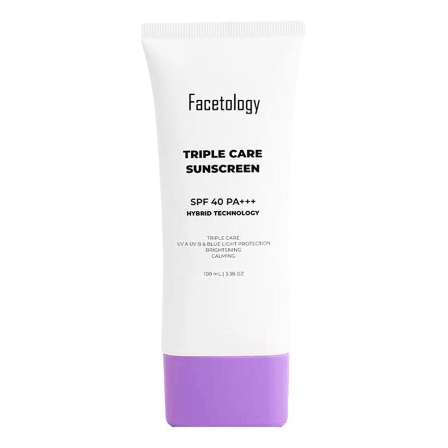 Facetology Triple Care Sunscreen SPF 40 PA+++ 100ml