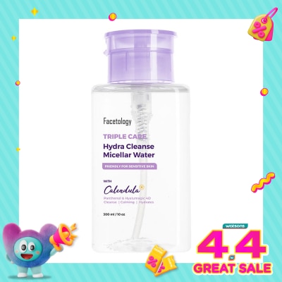 FACETOLOGY - Facetology Triple Care Hydra Cleanse Micellar Water 300ml