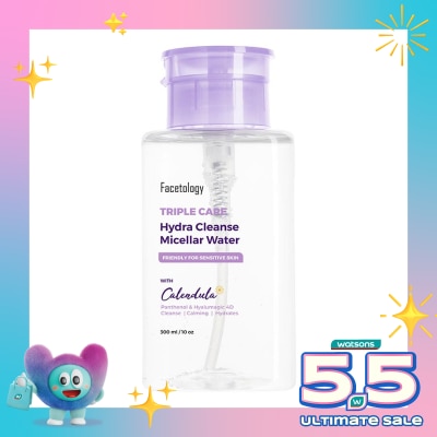 FACETOLOGY - Facetology Triple Care Hydra Cleanse Micellar Water 300ml