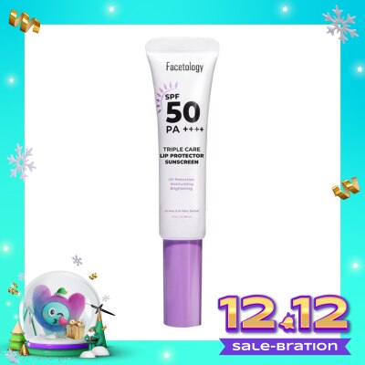 FACETOLOGY Triple Care Lip Protector Sunscreen Unflavor 5ml