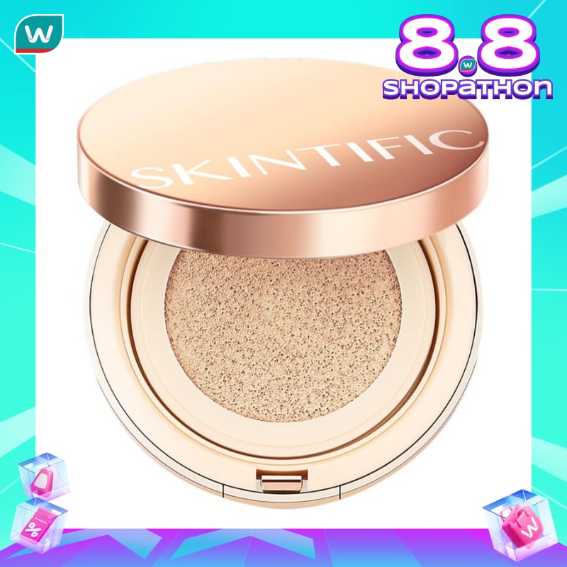 SKINTIFIC Skintific Cover All Perfect Cushion 03W Warm Almond 11g