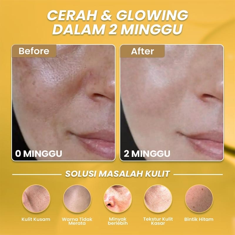 Hanasui Whitening Gold Serum Renew 20ml