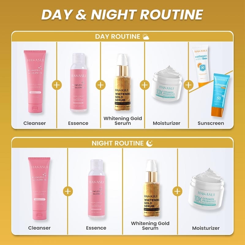 Hanasui Whitening Gold Serum Renew 20ml
