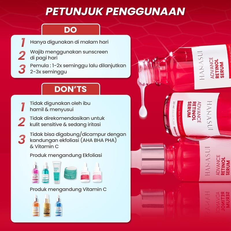 Hanasui Advance Retinol Serum 20ml