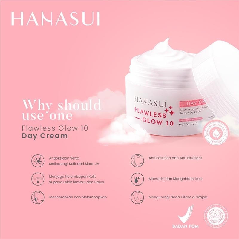 Hanasui Flawless Glow 10 Day Cream 15g