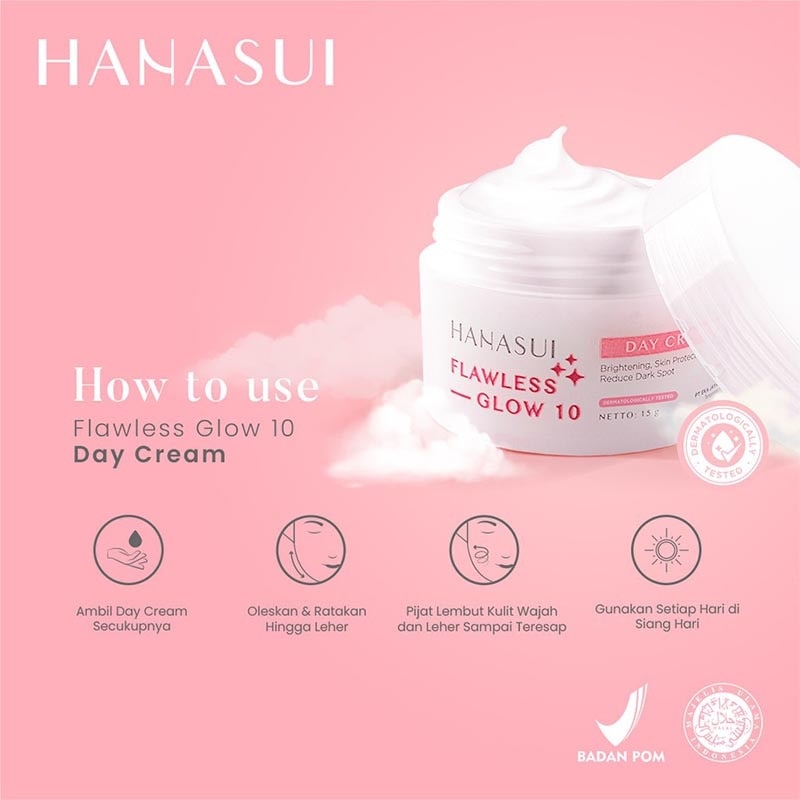 Hanasui Flawless Glow 10 Day Cream 15g