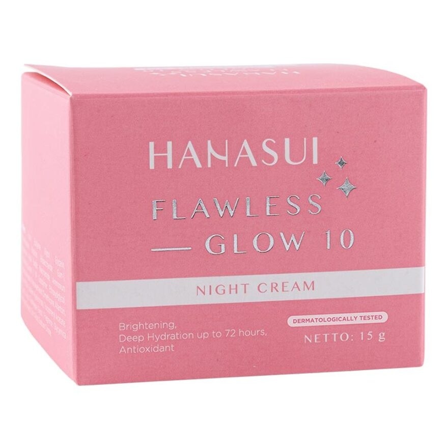 Hanasui Flawless Glow 10 Night Cream 15g