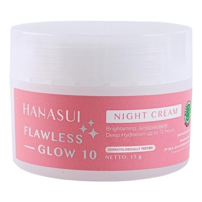 HANASUI Hanasui Flawless Glow 10 Night Cream 15g