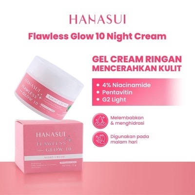 HANASUI Hanasui Flawless Glow 10 Night Cream 15g