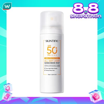 SKINTIFIC Skintific All Day Light Sunscreen Mist SPF 50 PA+++ 70ml