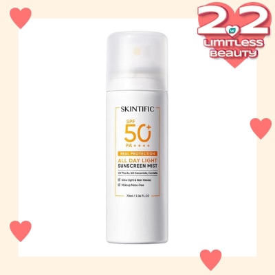 SKINTIFIC Skintific All Day Light Sunscreen Mist SPF 50 PA+++ 70ml