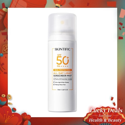 SKINTIFIC Skintific All Day Light Sunscreen Mist SPF 50 PA+++ 70ml