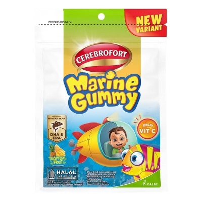 CEREBROFORT Cerebrofort Marine Gummy Tropical Fruit 9'S