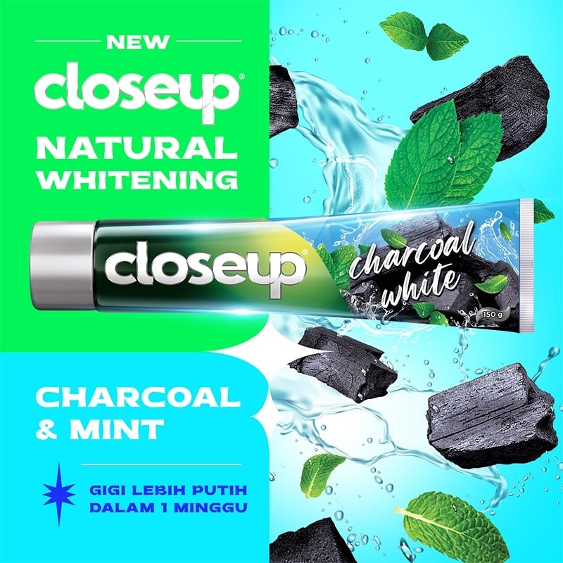 Close Up Pasta Gigi Fresh Charcoal Mint 95g
