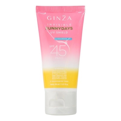 GINZA - Sunnyday Sunscreen Gel SPF 45 Pa+++ 30ml
