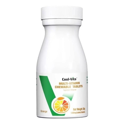 COOLVITA Coolvita Multi-Vitamin Chewable Orange 30'S (Botol)