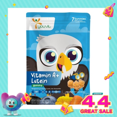 Youvit - Youvit Kids Vitamin A+ Lutein 7 Days 7'S