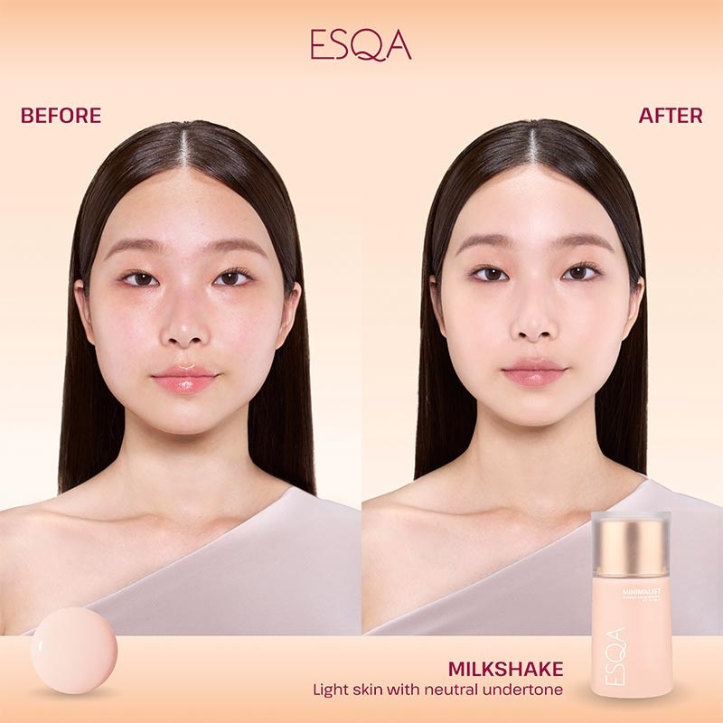 Esqa Minimalist Blurring Serum Skin Tint SPF 35 PA++ Milkshake 35 ml