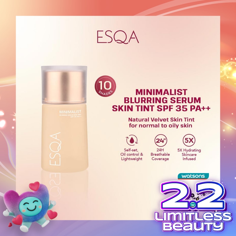Esqa Minimalist Blurring Serum Skin Tint SPF 35 PA++ Custard 35 ml