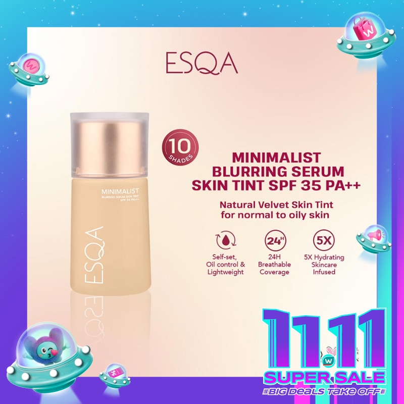 Esqa Minimalist Blurring Serum Skin Tint SPF 35 PA++ Caramel 35 ml