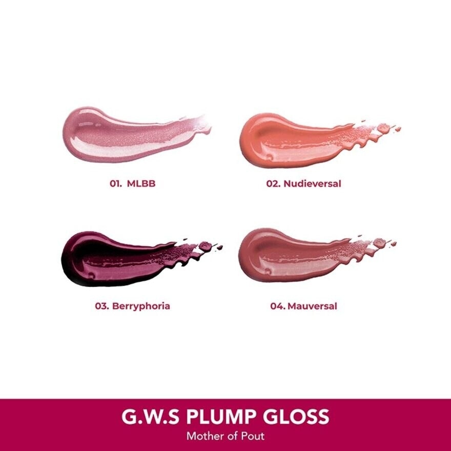 Mother Of Pearl G.W.S Plump Gloss Berryphoria 4ml