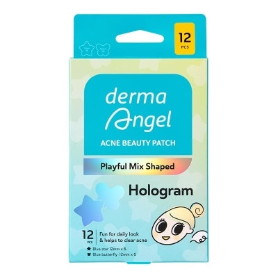 DERMA ANGEL - Derma Angel Acne Beauty Patch Hologram - Butterfly & Star 12'S