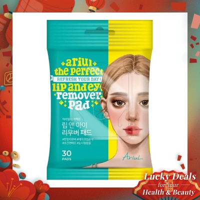ARIUL Ariul The Perfect Refresh Your Day! Lip and Eye Remover Pad 30'S