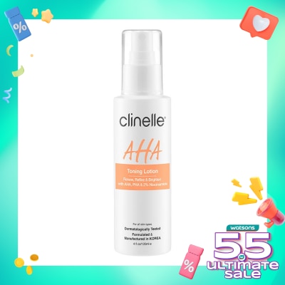 CLINELLE Clinelle AHA Toning Lotion 120ml