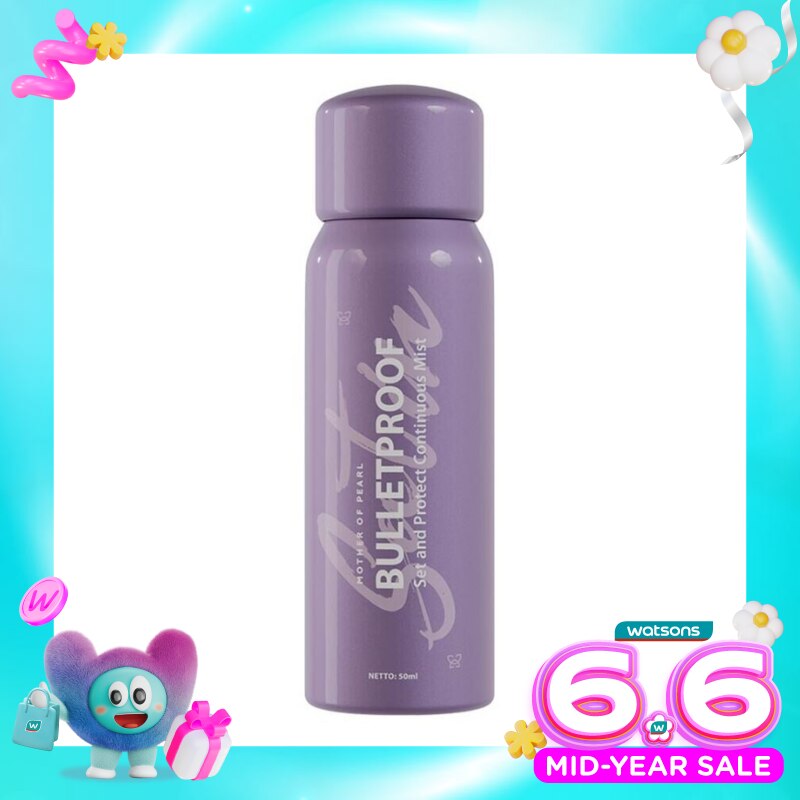 Mother Of Pearl Bulletproof Set and Protect Continuous Mist Satin 50ml