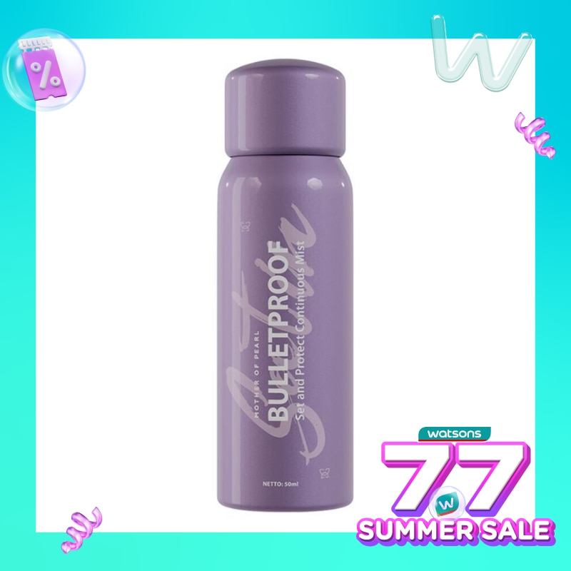 Mother Of Pearl Bulletproof Set and Protect Continuous Mist Satin 50ml