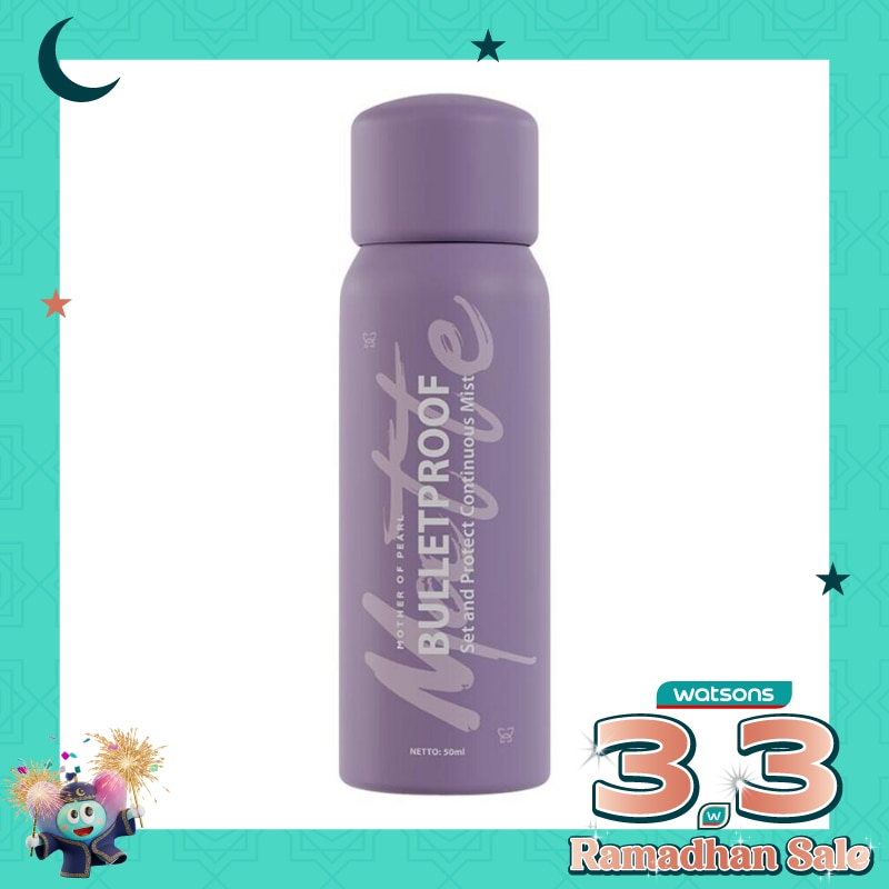 Mother Of Pearl Bulletproof Set and Protect Continuous Mist Matte 50ml