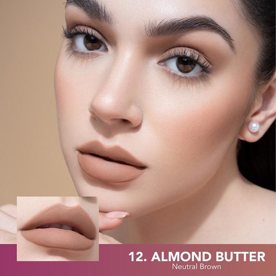 Mother Of Pearl My Perfect Nude Lip Cream Almond Butter 6ml