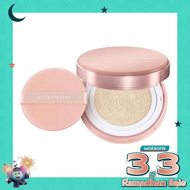 Skincover Air Cushion W14 Fair Pearl 11g - Make Up Cushion Foundation Blurring Semi Matte Finish (Real Skin Buildable Coverage - Transferproof - Non-Comedogenic)