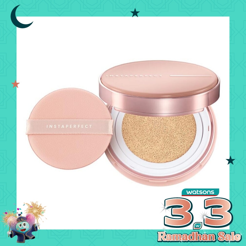 Skincover Air Cushion W24 Light Marigold 11g - Make Up Cushion Foundation Blurring Semi Matte Finish (Real Skin Buildable Coverage - Transferproof - Non-Comedogenic)