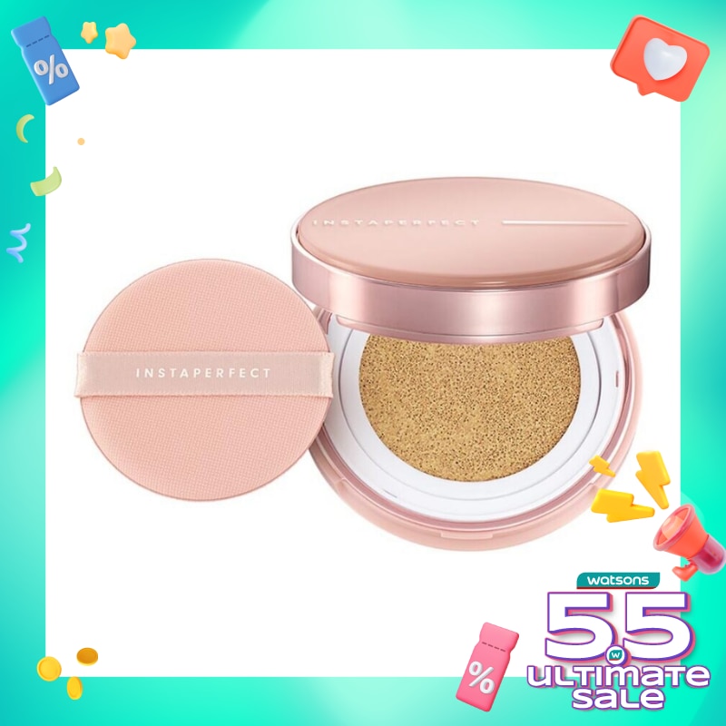 INSTAPERFECT Instaperfect Skincover Air Cushion W34 Warm Beige SPF 50++++ 11g