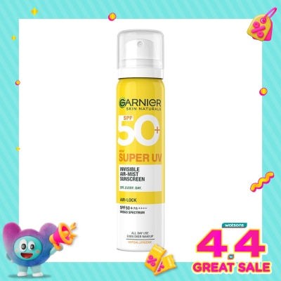 GARNIER - Garnier Super UV Invisible Air-Mist Sunscreen SPF 50+ PA++++ 75 ml