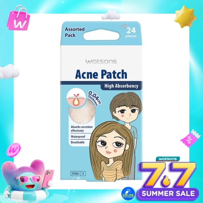 WATSONS COLLECTION - Watsons Acne Patch Assorted 24'S