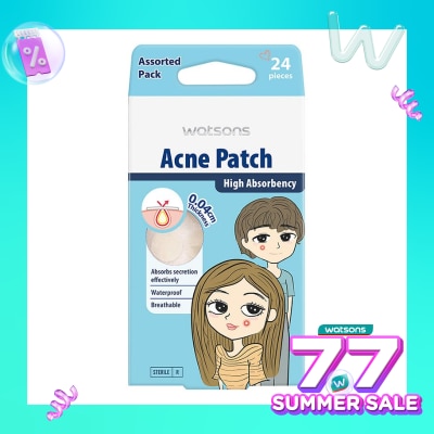 WATSONS Watsons Acne Patch Assorted 24'S