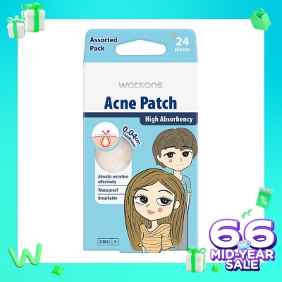 WATSONS Watsons Acne Patch Assorted 24'S